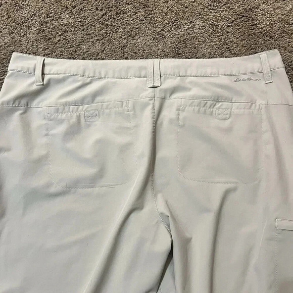Eddie Bauer Straight Lightweight Breathable Pants 18 Outdoor Pocket Cargo Hiking - Picture 15 of 16